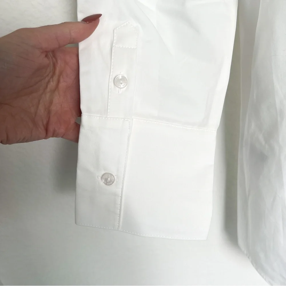Anine Bing Mika Shirt in White - Picture 10 of 11